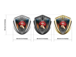Emblème Métal Insigne Luxe Conception Alliage